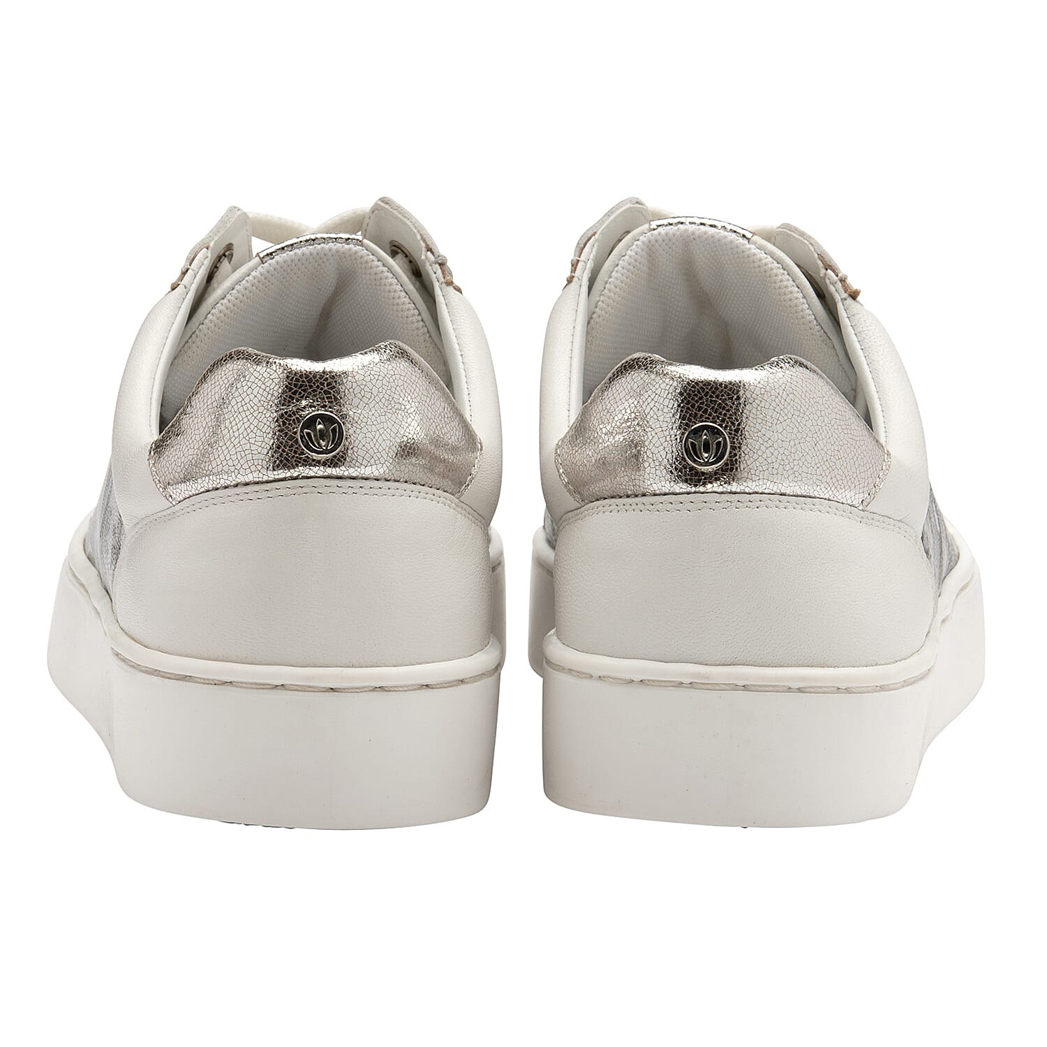 Lotus Saima Floral Pattern Women's Trainers - White 6500910 2