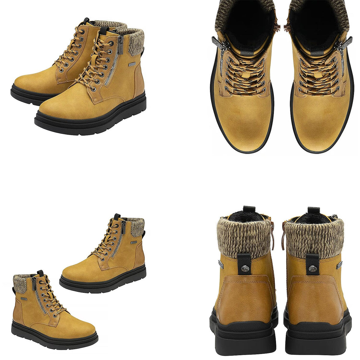 Lotus Saundra Ladies Lace Up Ankle Boots (Size 3) - Mustard V32605525 7