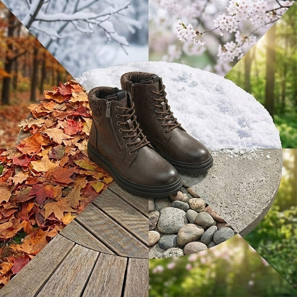 Lotus Saundra Ladies Lace Up Ankle Boots (Size 4) - Brown V32643494 5