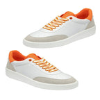 Lotus Palmira Lace-Up Casual Shoes (Size 6) - White & Orange