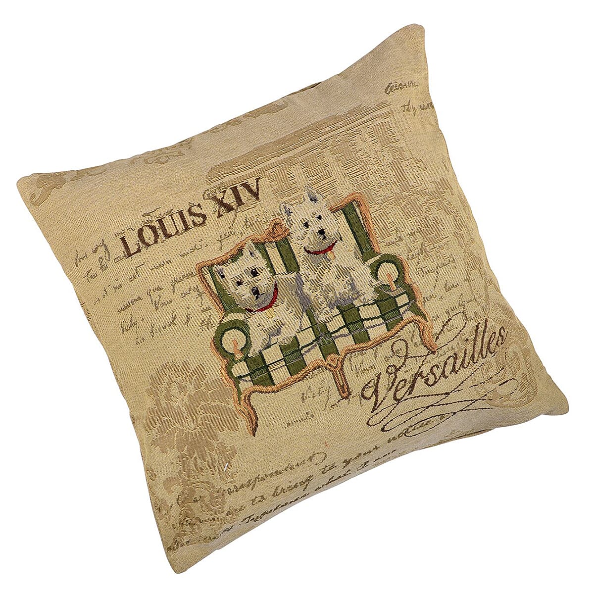 Louis Xiv &amp; Royal Dog Cushion Covers (Size 45 Cm) - Multi 7228730 1