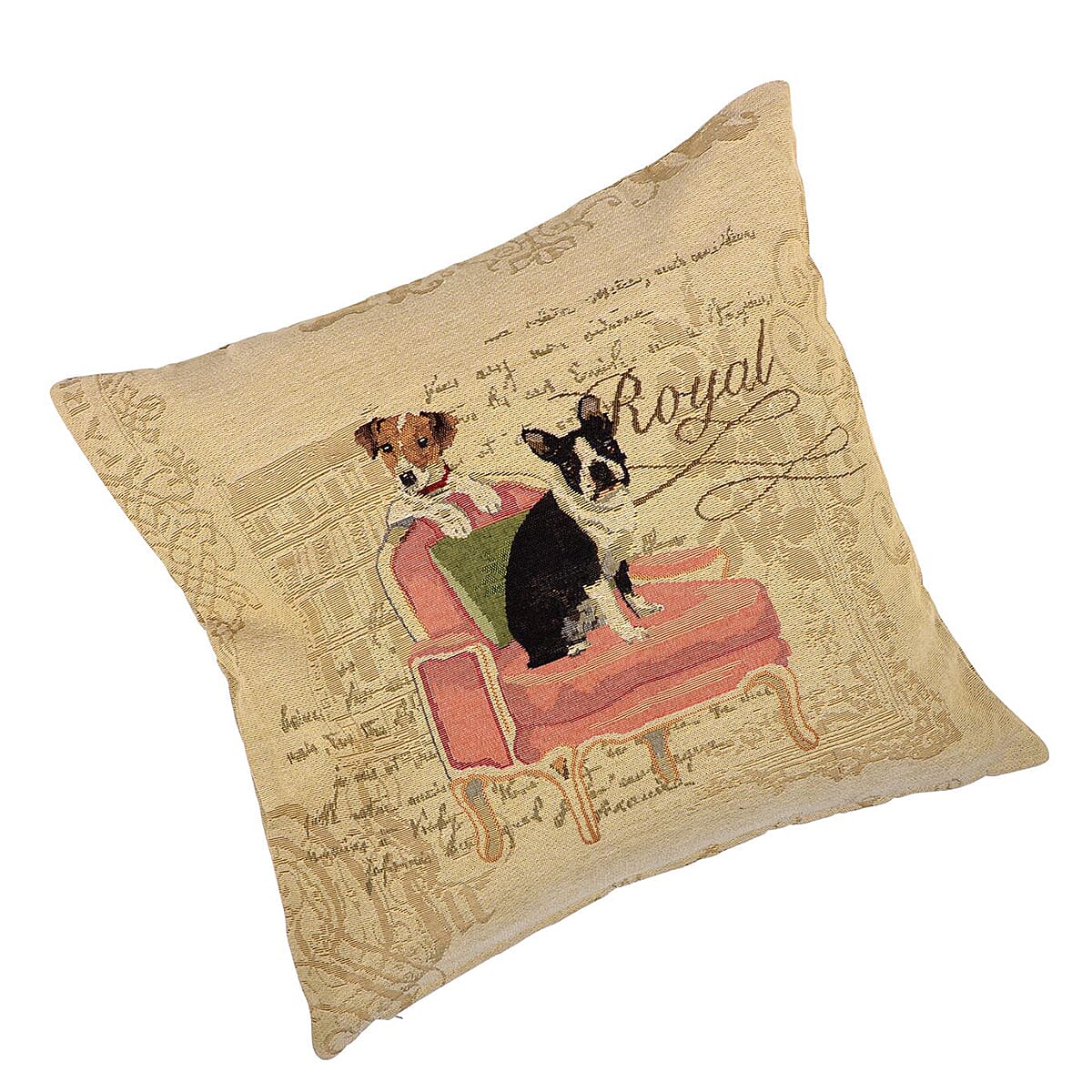 Louis Xiv &amp; Royal Dog Cushion Covers (Size 45 Cm) - Multi 7228730 2