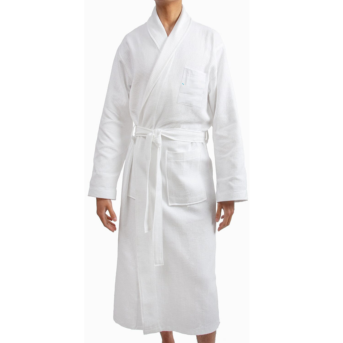 Love Island Pure Cotton Waffle Knit Robe - White 7846380 0