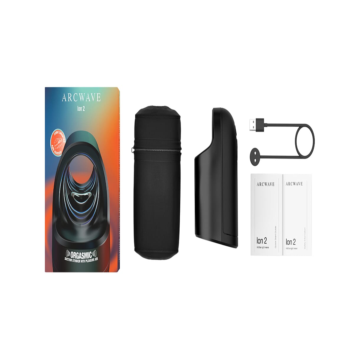 Arcwave Ion 2 Pleasure Air Rechargeable Male Masturbator - Black 8351086 17