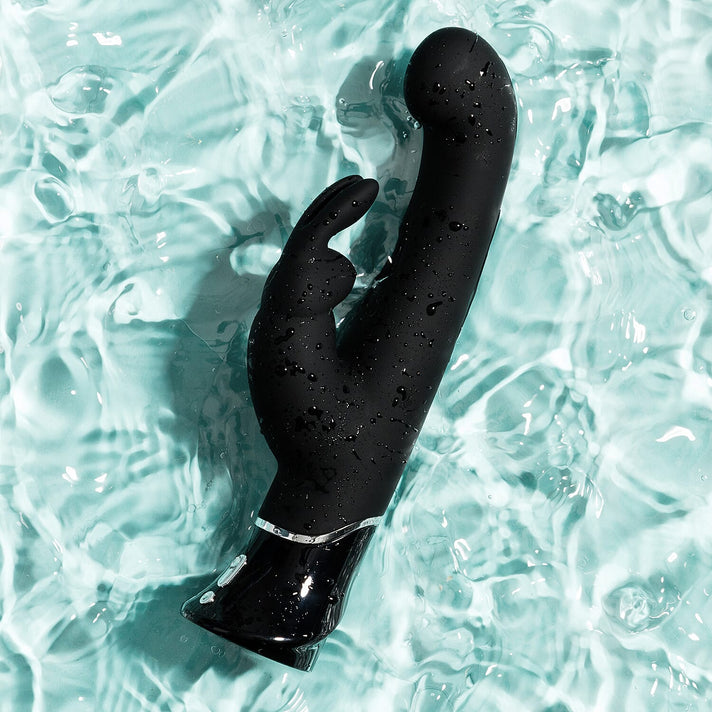 Lovehoney Fifty Shades of Grey Greedy Girl Rechargeable G-Spot Rabbit Vibrator - Black 8414081 2