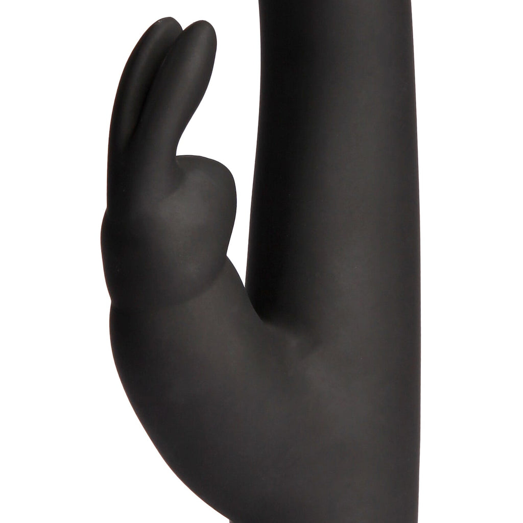 Lovehoney Fifty Shades of Grey Greedy Girl Rechargeable G-Spot Rabbit Vibrator - Black