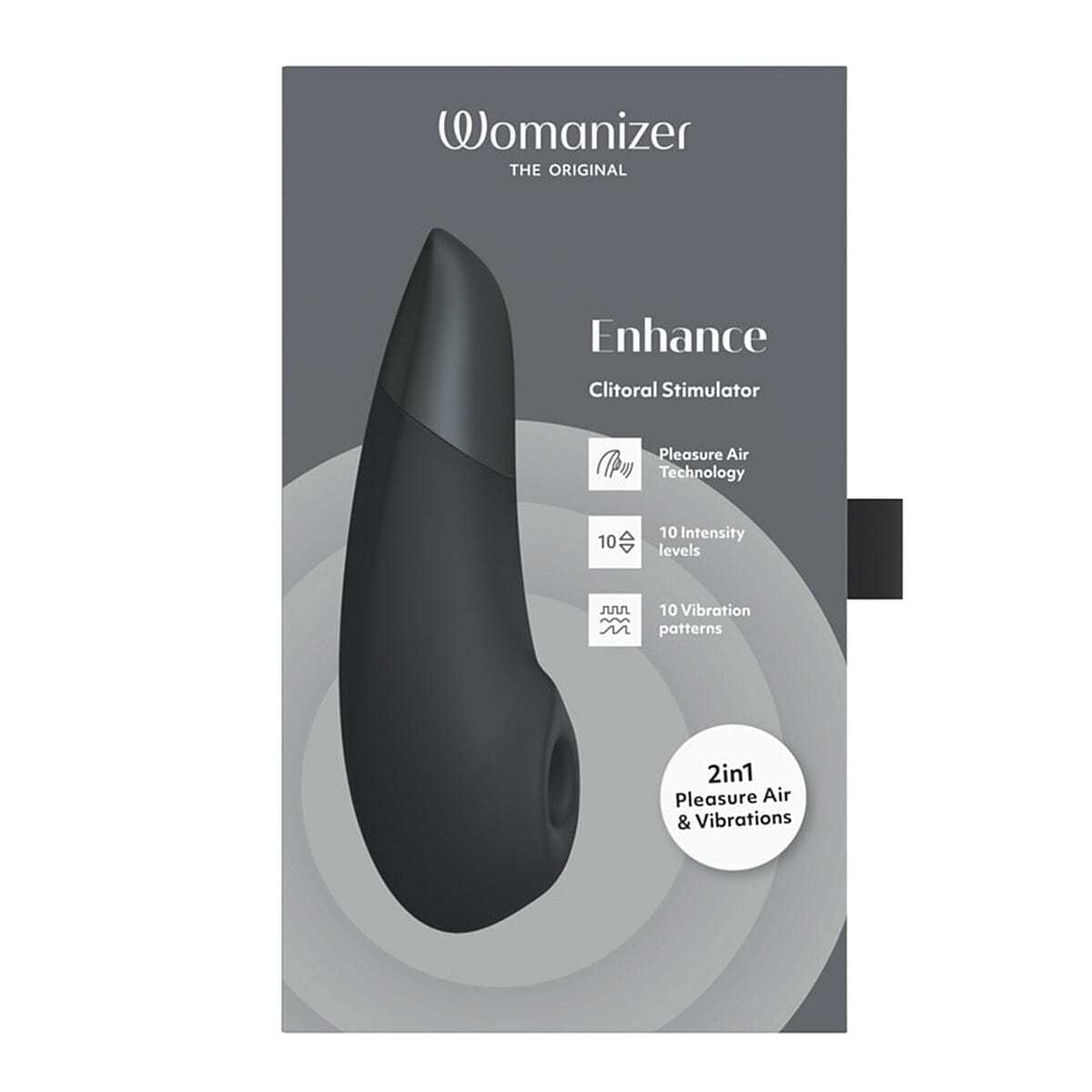 Lovehoney Womanizer Enhance - Black 8351082 0
