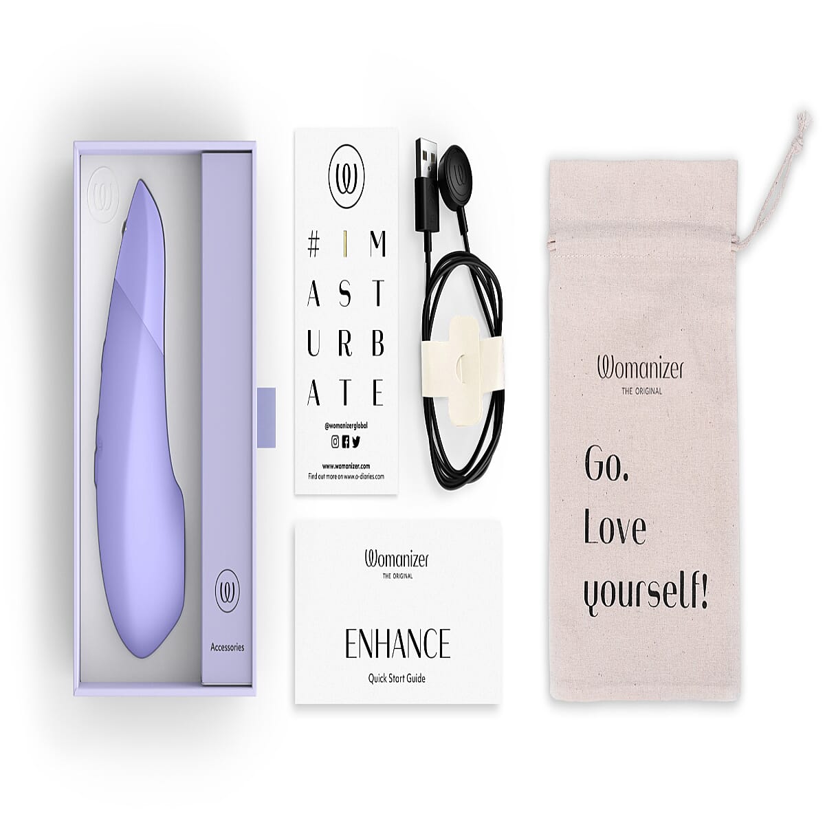 Lovehoney Womanizer Enhance - Lilac 8351083 6