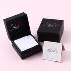 LucyQ - Freshwater White Baroque Pearl Ring in Rhodium Overlay Sterling Silver