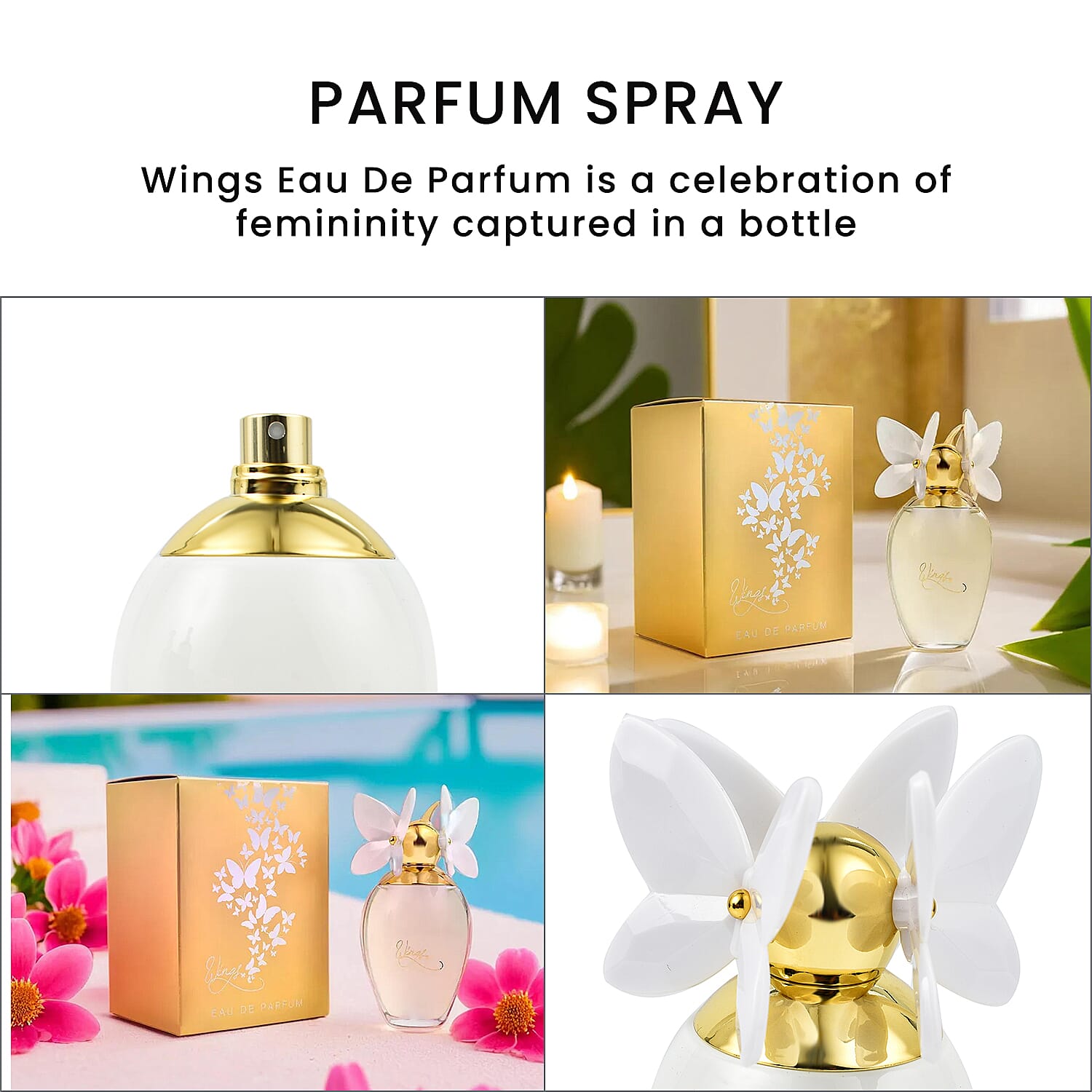 Lucy Mecklenburgh Wings Eau de Parfum Spray 100ml 3087614 2