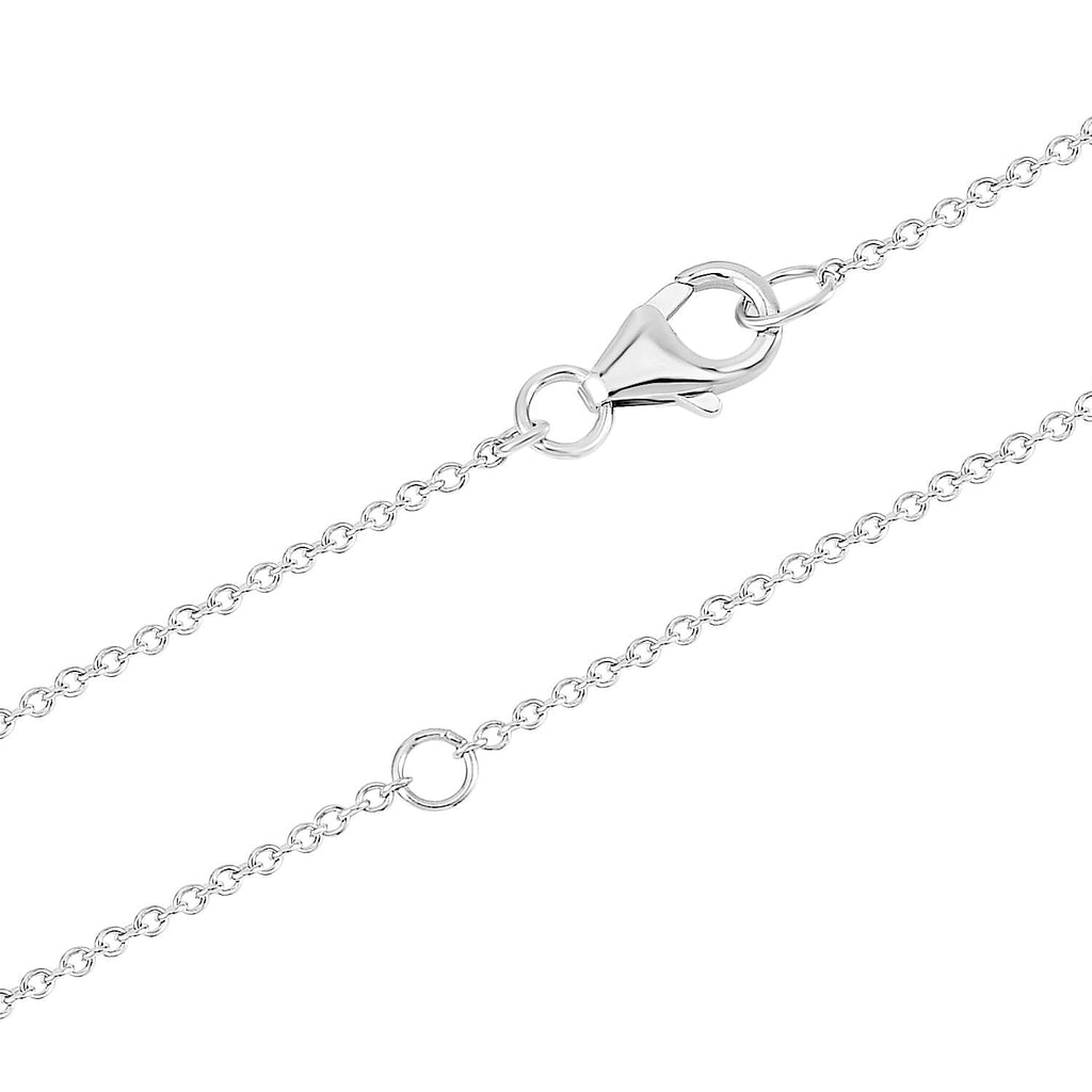 LucyQ Constellation Collection - Multi Gemstone Pendant with Chain (Size - 18-24-30) in Rhodium Overlay Sterling Silver