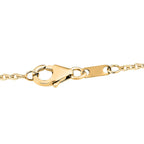 Lucy Q Drip Collection - Circle Pendant with Chain (Size 28) in 18K YG Vermeil Plated Sterling Silver