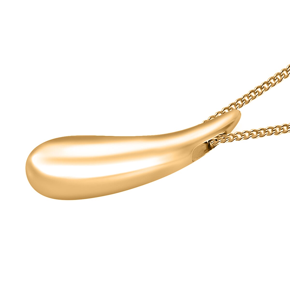 Lucy Q Drip Collection - Drop Pendant with Chain (Size 18) in 18K Vermeil Yellow Gold Plated Sterling Silver 4269440 4
