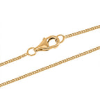 Lucy Q Drop Collection - Pendant with Chain (Size 18) in 18K Vermeil Yellow Gold Plated Sterling Silver.