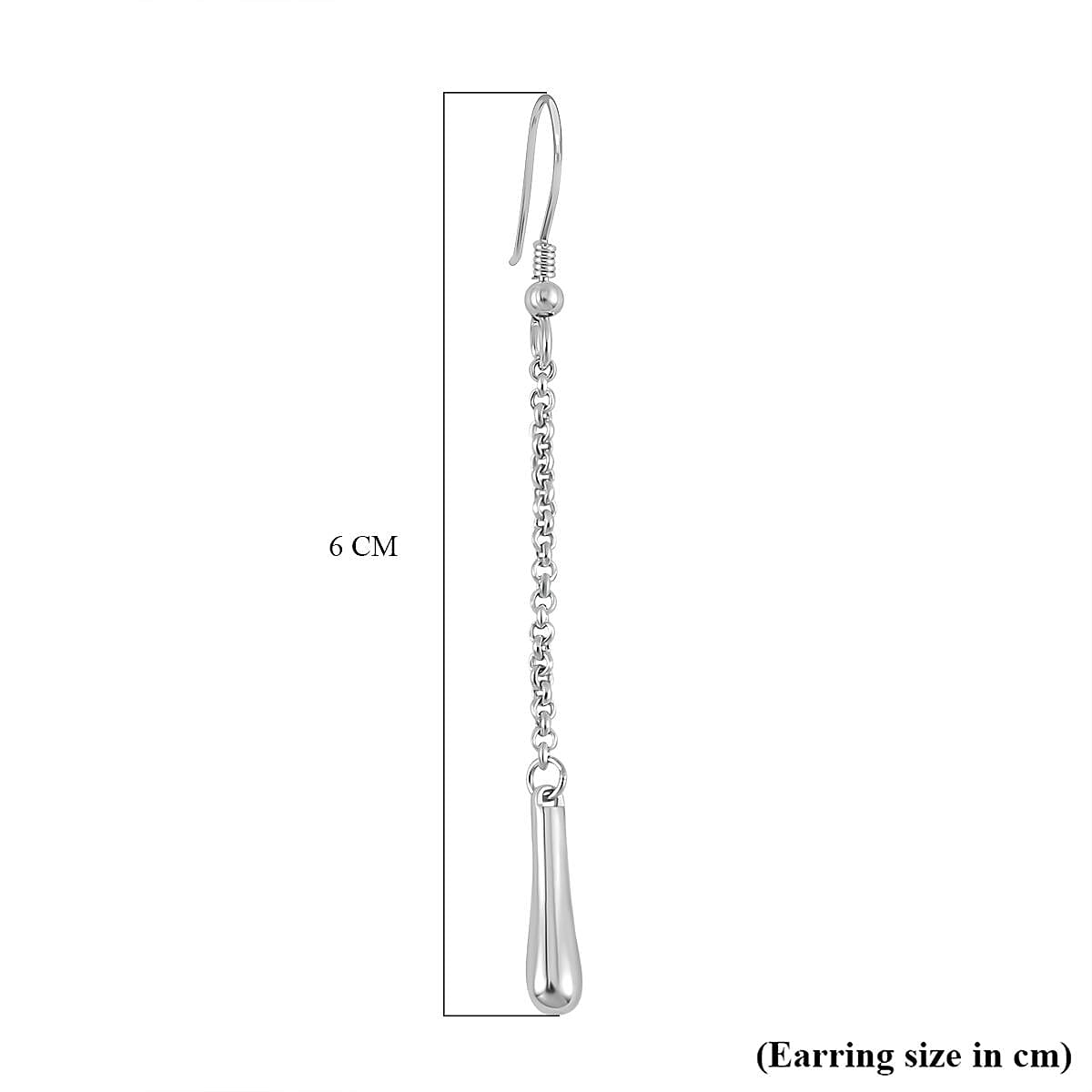 Lucy Q Drop Collection - Rhodium Overlay Sterling Silver Drop Earrings 7683664 3