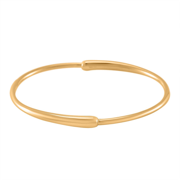 LUCY Q - Drop Link Collection Openable Full Bangle (Size - 6.75) in 18K Vermeil Yellow Gold Over Sterling Silver 8030459 1