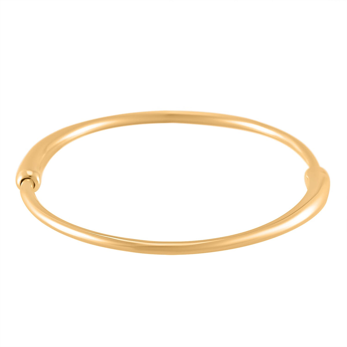 LUCY Q - Drop Link Collection Openable Full Bangle (Size - 6.75) in 18K Vermeil Yellow Gold Over Sterling Silver 8030459 3