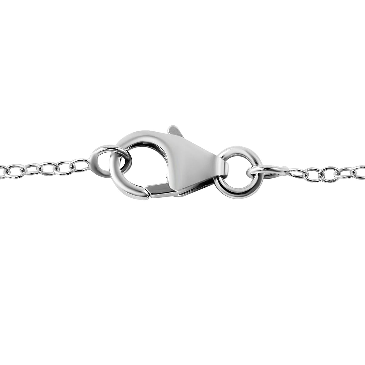 Lucy Q Air Drip Filigree Collection - Rhodium Overlay Sterling Silver Pendant with Chain (Size - 18-22-28), Silver Wt. 8.70 GM 4197760 5