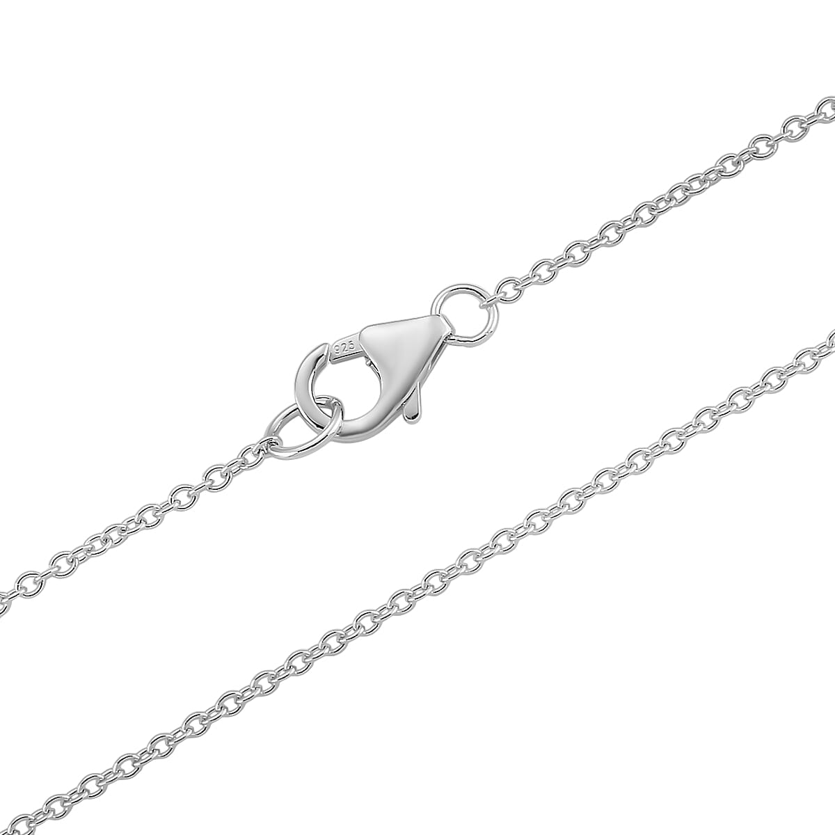 Lucy Q-Flame Collection Sculptural Pendant with Chain (Size 18-24-28) in Two Tone Plated Sterling Silver, Silver Wt. 8.50 Gms. 4424286 6