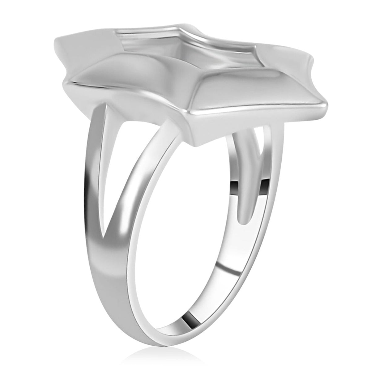 Lucy Q Spider Collection - Rhodium Overlay Sterling Silver Ring 7563800 4