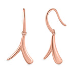 Lucy Q Sycamore Collection - 18K Vermeil Rose Gold Plated Sterling Silver Earrings