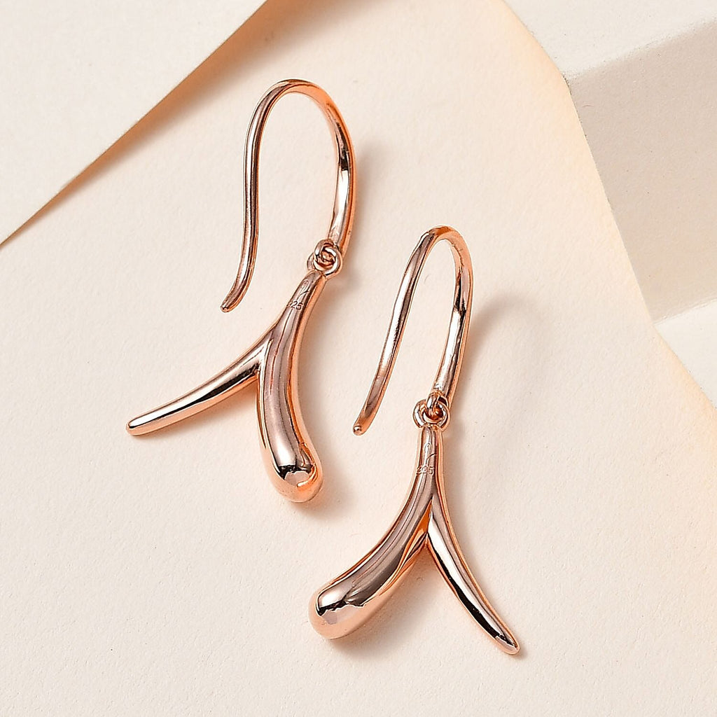 Lucy Q Sycamore Collection - 18K Vermeil Rose Gold Plated Sterling Silver Earrings