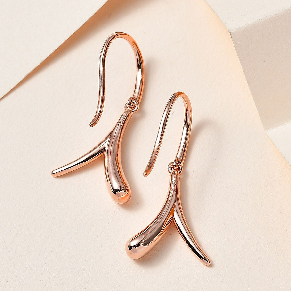 Lucy Q Sycamore Collection - 18K Vermeil Rose Gold Plated Sterling Silver Earrings 7751331 1