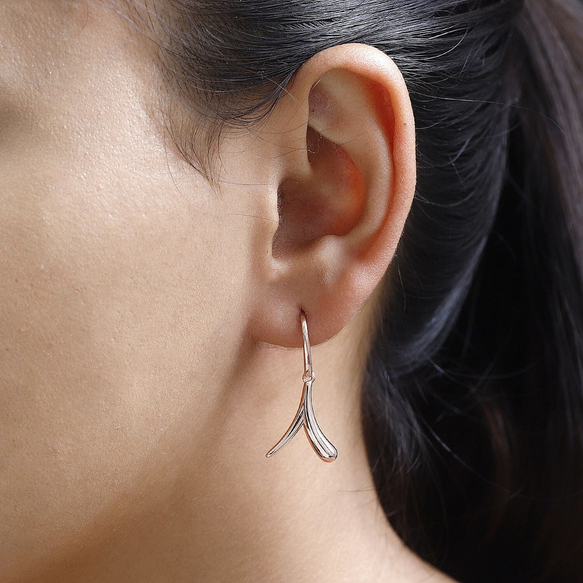 Lucy Q Sycamore Collection - 18K Vermeil Rose Gold Plated Sterling Silver Earrings 7751331 2