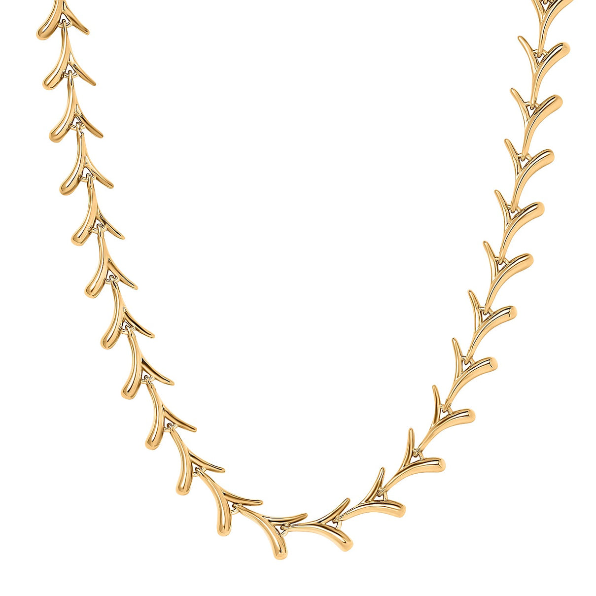 Lucy Q Sycamore Collection - 18K YG Vermeil Plated Sterling Silver Necklace (Size - 20), Silver Wt. 35 Gms 7751328 0