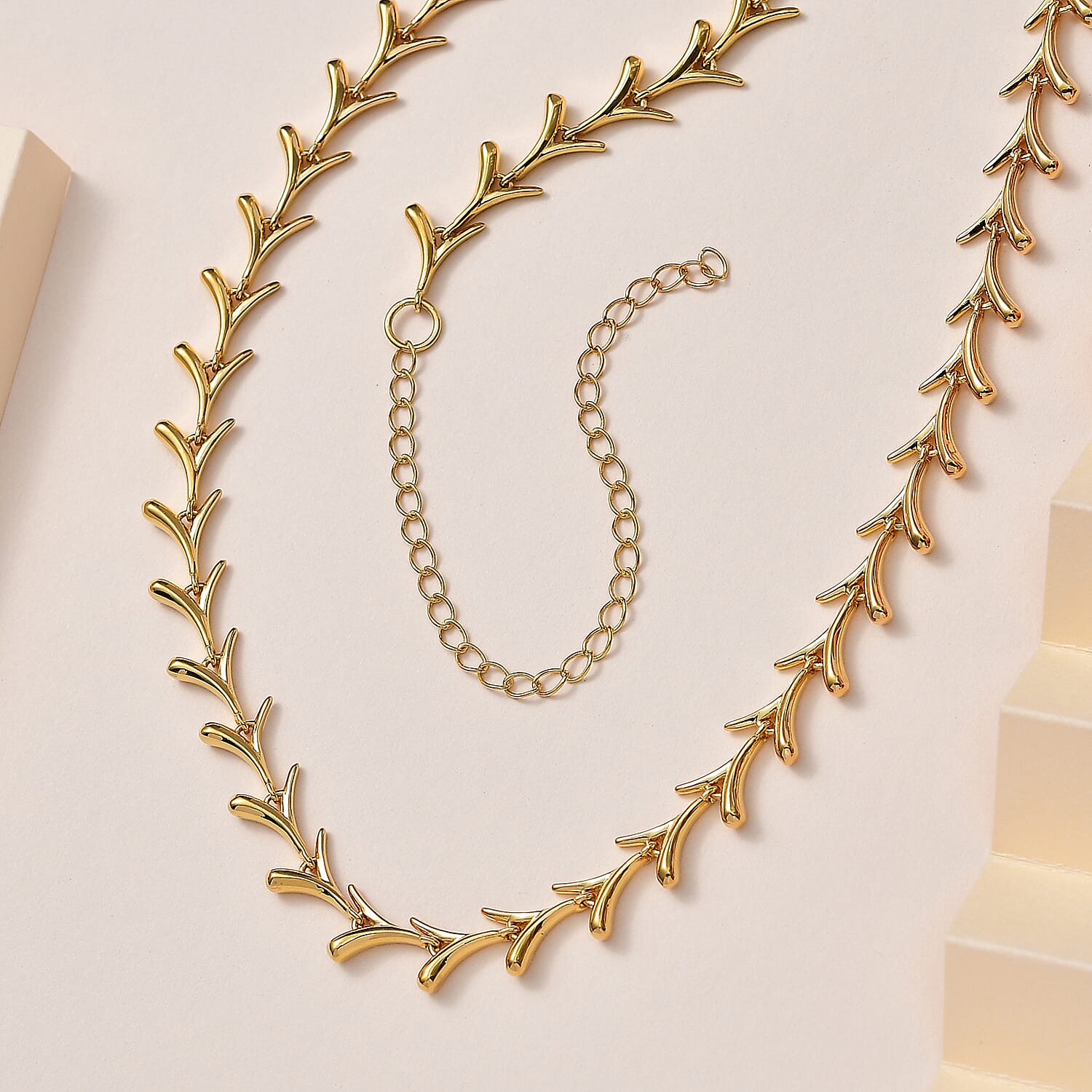 Lucy Q Sycamore Collection - 18K YG Vermeil Plated Sterling Silver Necklace (Size - 20), Silver Wt. 35 Gms 7751328 3