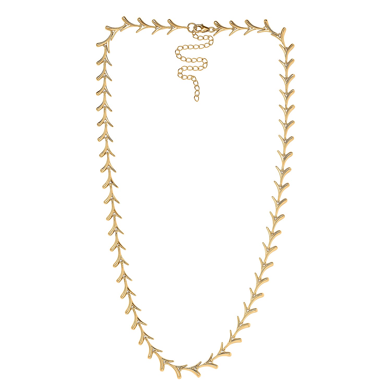Lucy Q Sycamore Collection - 18K YG Vermeil Plated Sterling Silver Necklace (Size - 20), Silver Wt. 35 Gms 7751328 4