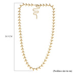 Lucy Q Sycamore Collection - 18K YG Vermeil Plated Sterling Silver Necklace (Size - 20), Silver Wt. 35 Gms