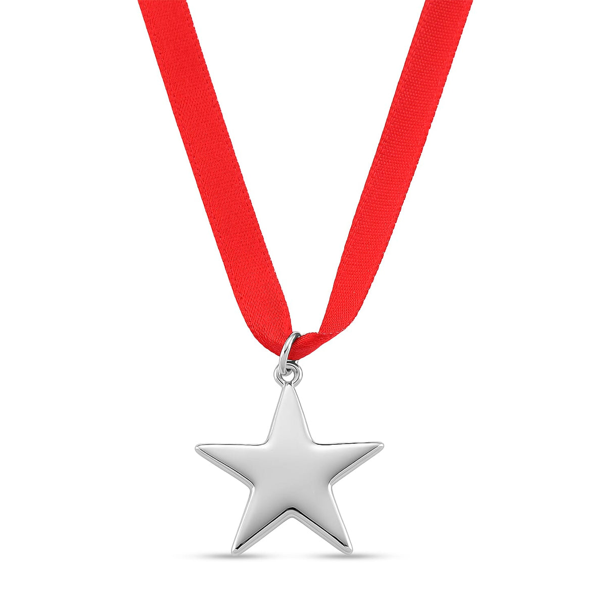 Lucy Q - Star Bauble Collection Pendant with Red Ribbon 8283762 0