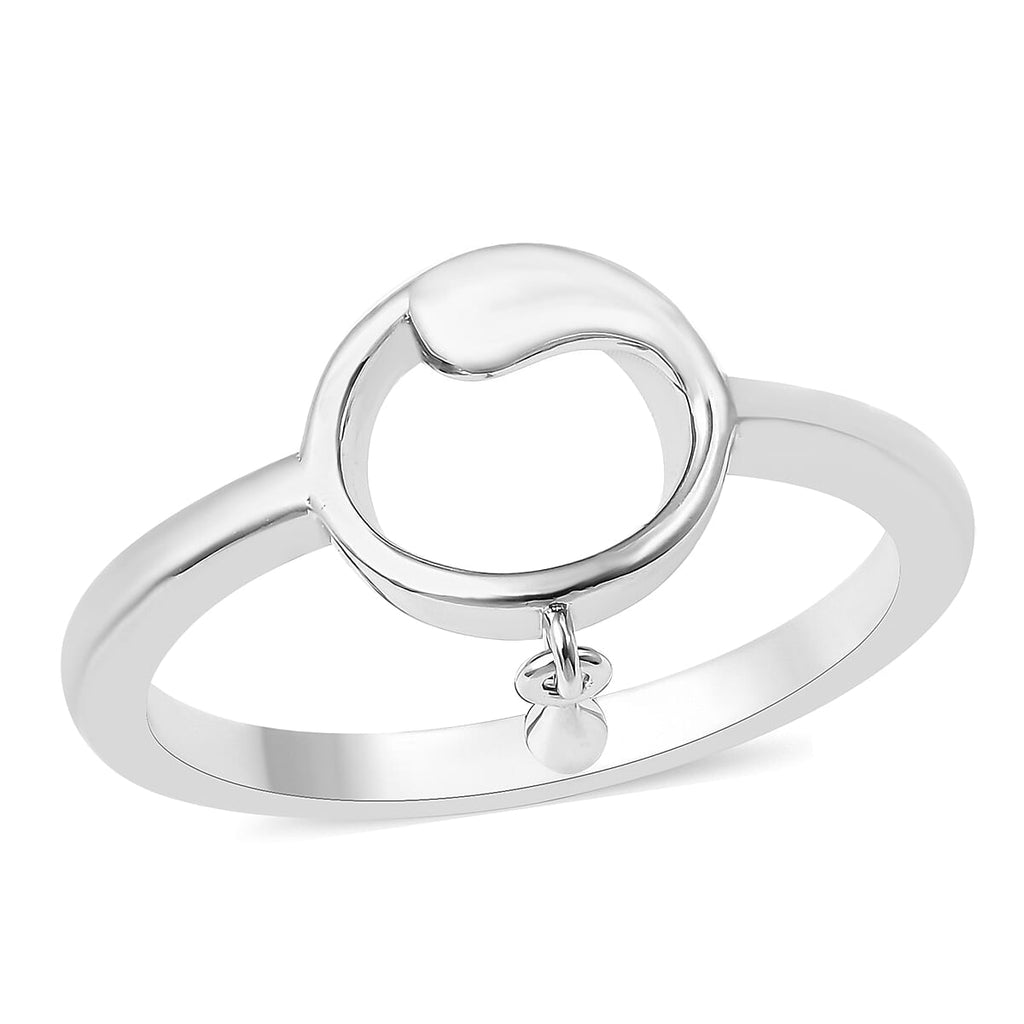 LucyQ Tears Collection - Rhodium Overlay Sterling Silver Ring