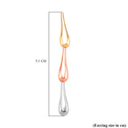 LucyQ Tri Drip Collection - Sterling Silver Earring in 18K Vermeil Tri Colour Plated