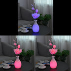 Luminous Magnolia LED Fiber Optic Flower (50cm) - Pink & Purple