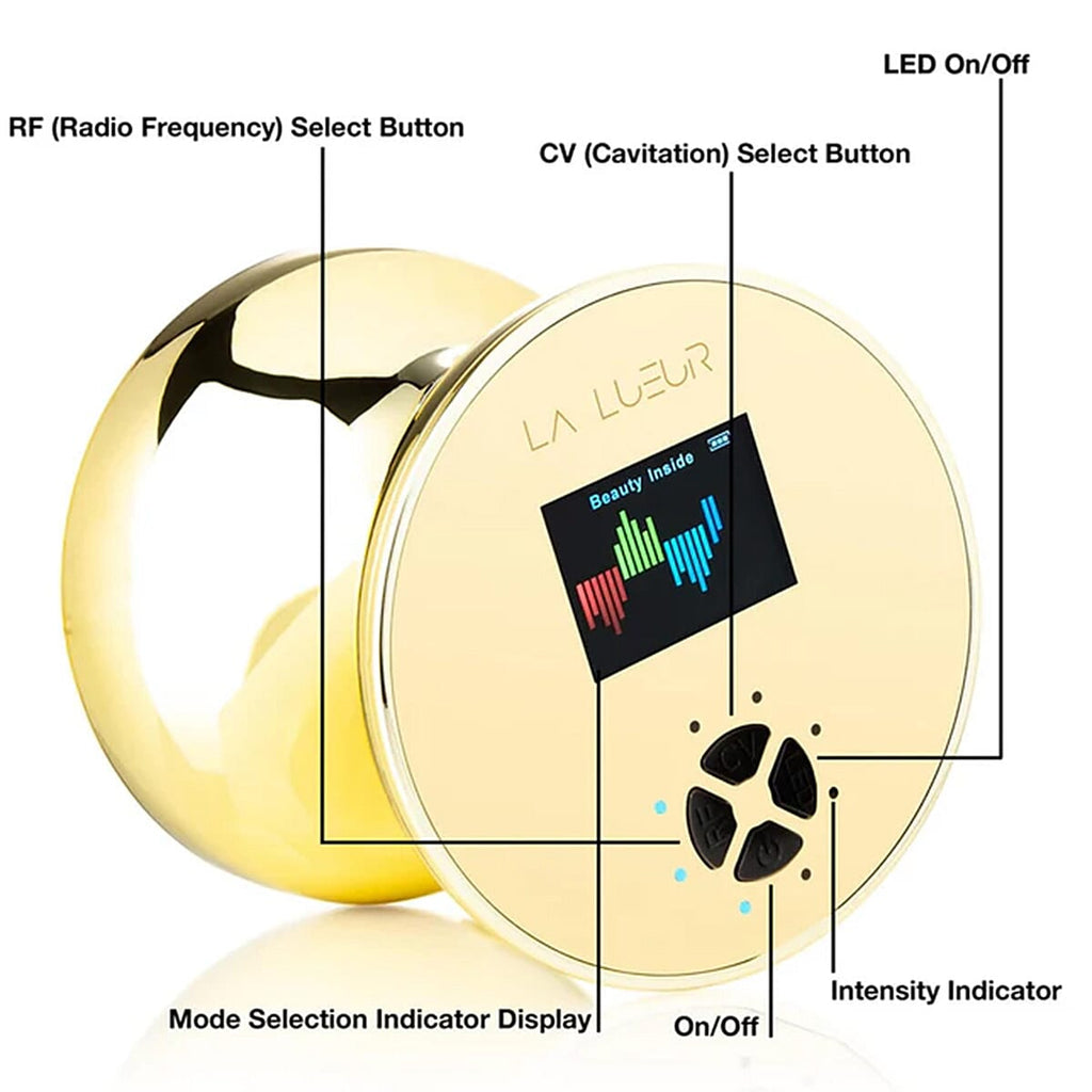 Lunamour ULTRA Sculpt System - RF, CV and LED Face - Body Lifting Device - Lifetime Warranty