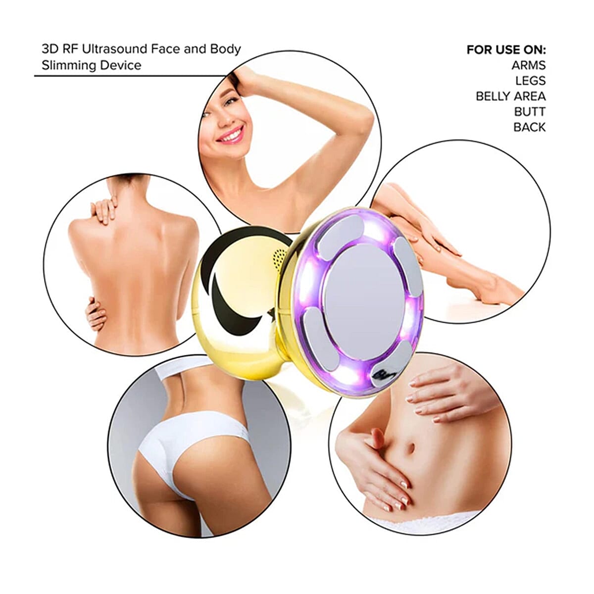 Luna'Mour ULTR4 CV-RF-LED Face and Body Transforming Device 7767236 5