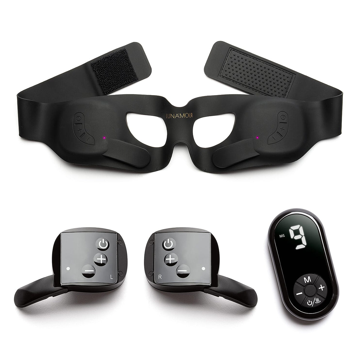 Lunamour Onyx EyeFix PRO EMS Silicone Eye Mask 8166820 0