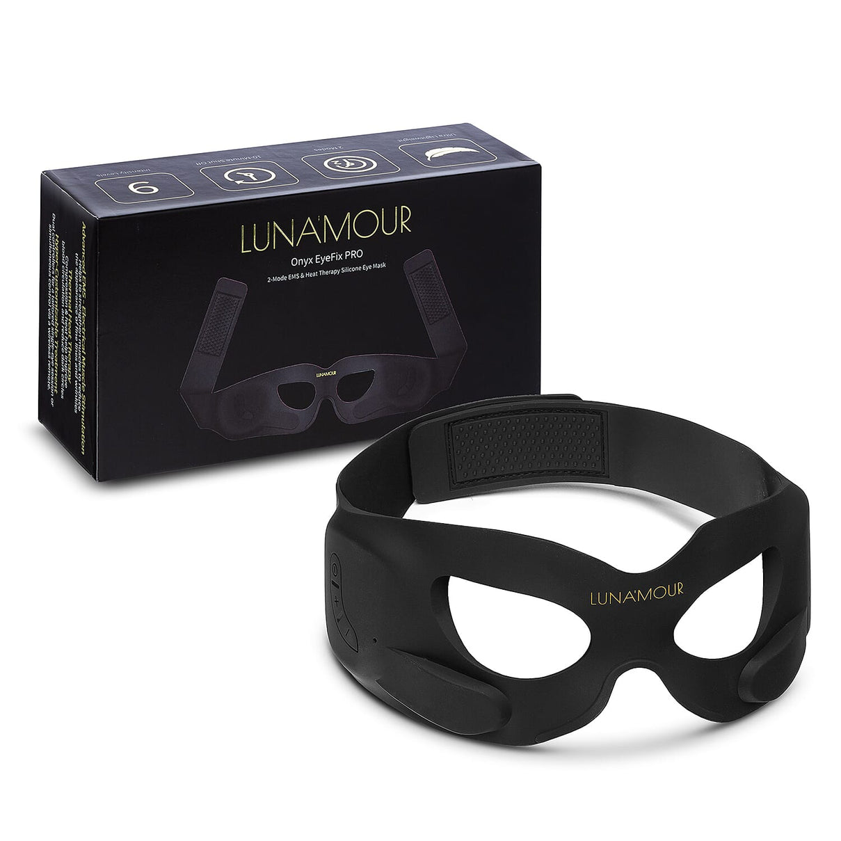 Lunamour Onyx EyeFix PRO EMS Silicone Eye Mask 8166820 3