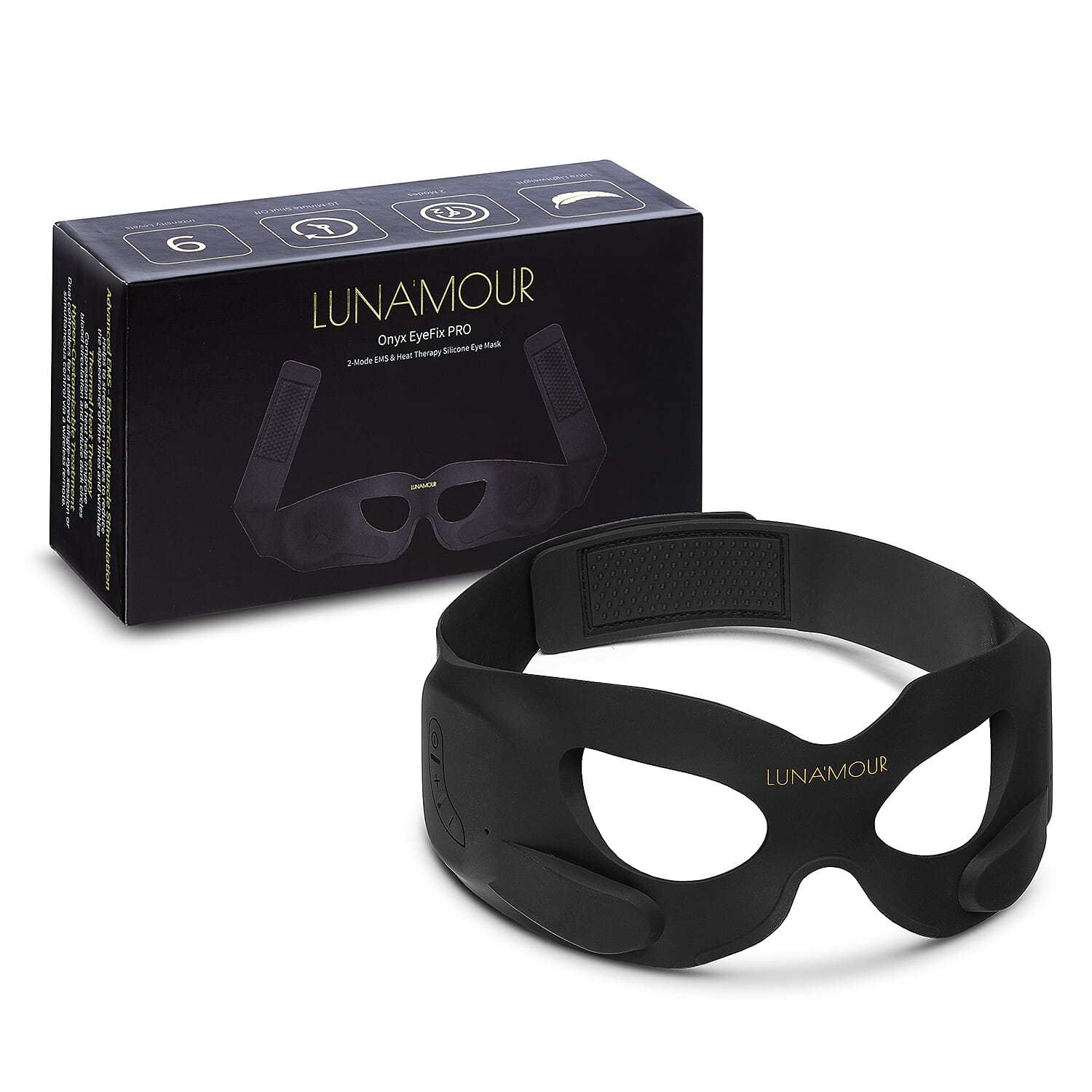 Lunamour Onyx EyeFix PRO EMS Silicone Eye Mask 8166820 3