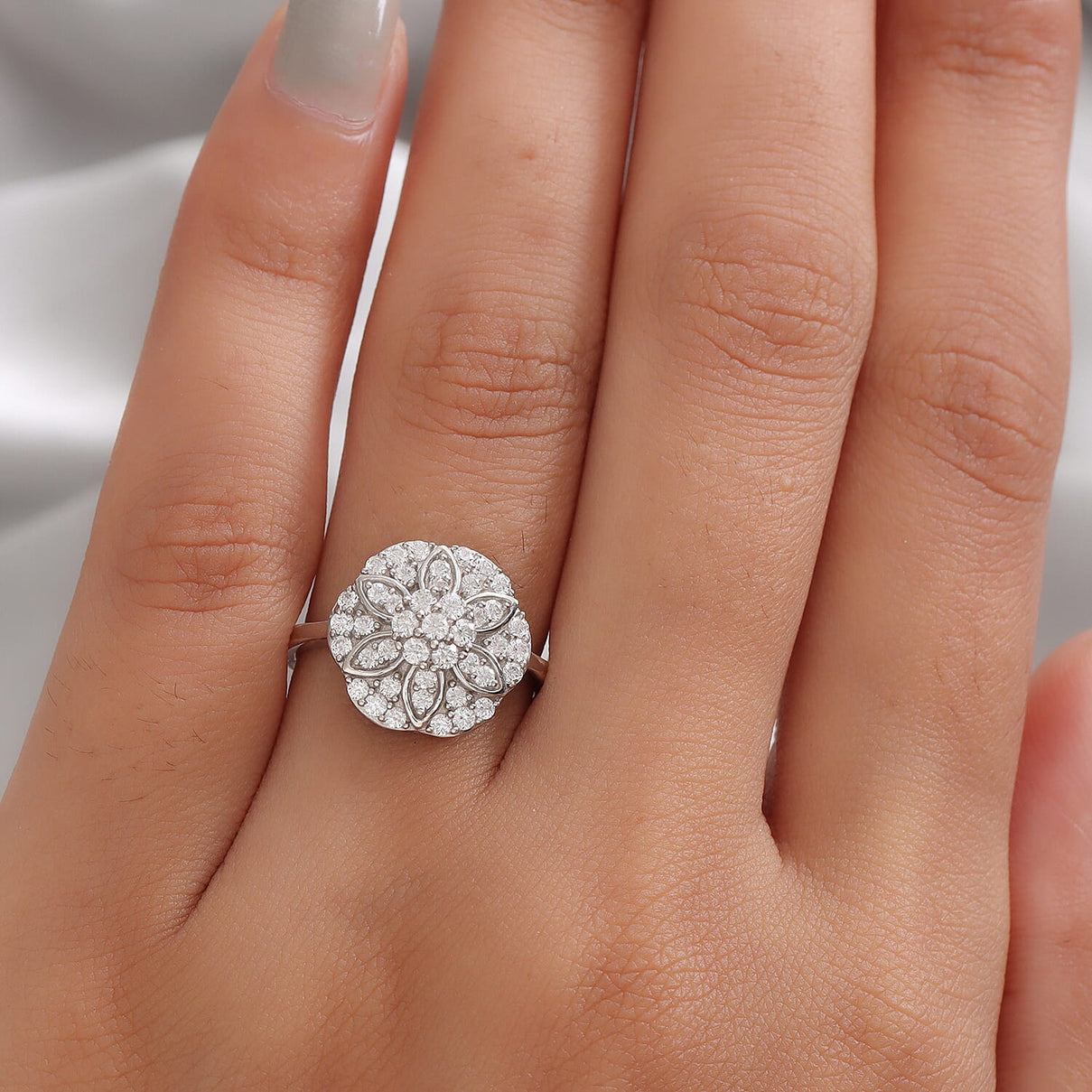 Lustro Stella Finest CZ 1.38 Ct. Ring in Platinum Plated Sterling Silver 6908934 3
