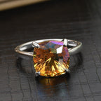 Light Topaz Shimmer Ring in Sterling Silver