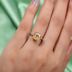 Light Topaz Shimmer Ring in Sterling Silver