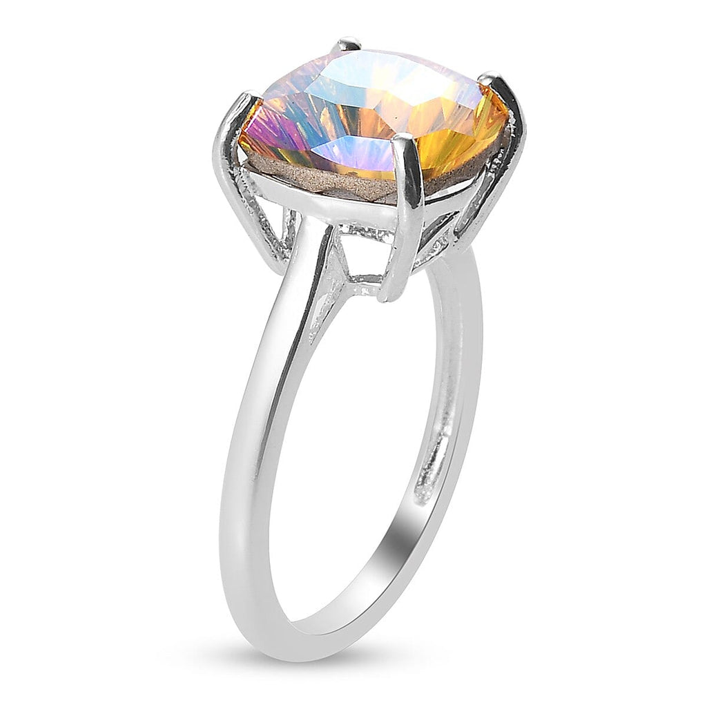 Light Topaz Shimmer Ring in Sterling Silver