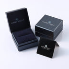 Lustro Stella Platinum Overlay Sterling Silver Ring Made with Finest CZ 2.53 Ct.