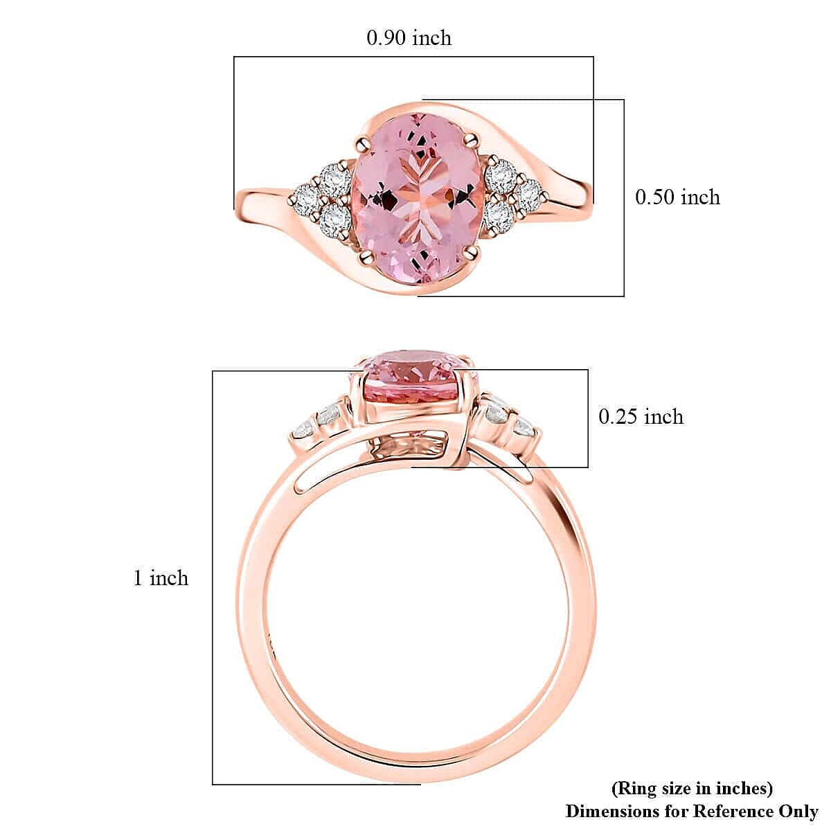Appraised and Certified 2.25 Ct. Pink Morganite, Diamond Cluster Ring in 10K Rose Gold 7972113 5