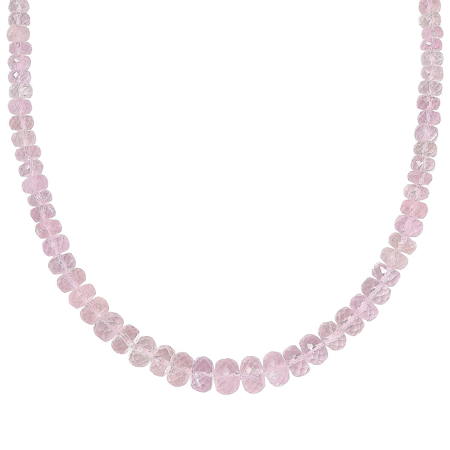 Luxoro 14K Rose Gold AAA Morganite Necklace (Size - 18), Gold Wt.0.82 Gms  110.000  Ct. 8322512 4
