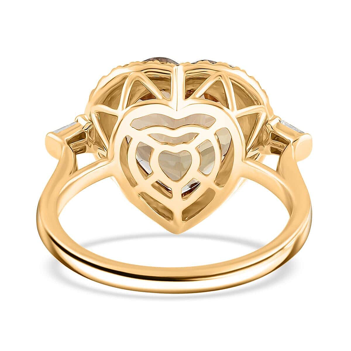 Luxoro  14K Yellow Gold  AAA   Turkizite ,  White Diamond  I2 Ring 7.10 ct,  Gold Wt. 4.7 Gms  7.100  Ct. 7987481 4
