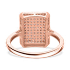 CloseOut Deal - 9K Rose Gold SGL Certified Natural Pink Diamond & White Diamond Ring 0.51 Ct.